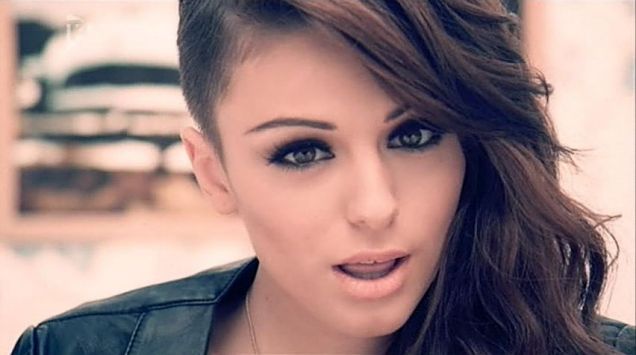 Cher Lloyd in her music video (Screengrab)