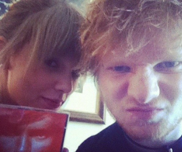 Taylor Swift and Ed Sheeran (Twitter)