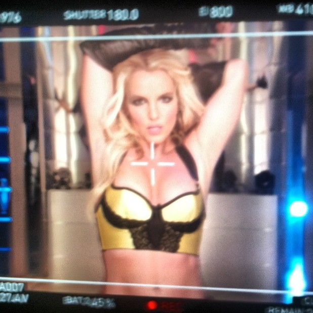 Britney Spears has shot the video for her new song (Twitter)