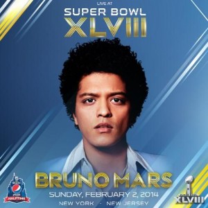 Bruno Mars performed at the Super Bowl (Twitter)
