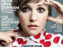 Lena Dunham appears on the cover of Vogue (Packshot)