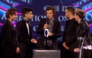 One Direction win at the BRITs (ITV)